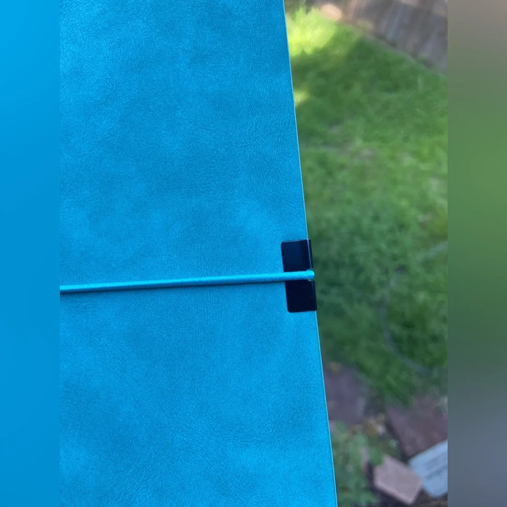 Journal Blue Faux Suede Journal for writing, scripting, list making or doodling